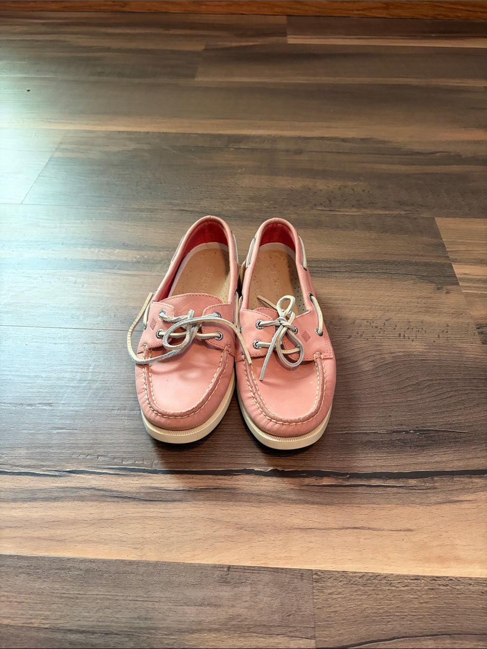 Womens Pink Sperry Boat Sneakers Size 6.5